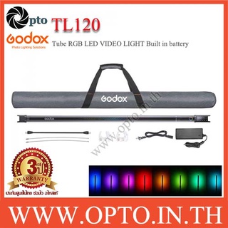 TL120 Godox Tube RGB LED VIDEO LIGHT Built in battery ไฟต่อเนื่องแบบพกพา ถ่ายรูป ถ่ายวีดีโอ