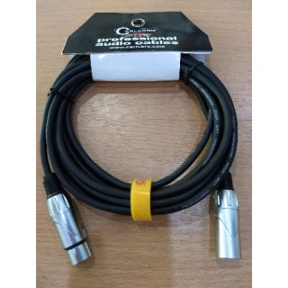 สายไมค์/สายไมโครโฟน Carlsbro 5 เมตร  XLR (Male)-XLR(Female) รุ่น BXX001A-10/5M.