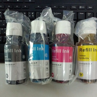 หมึก Printer refill Ink HP gt51/52/53 BK GTA 52cm y 1ชุด4สี 200บาท