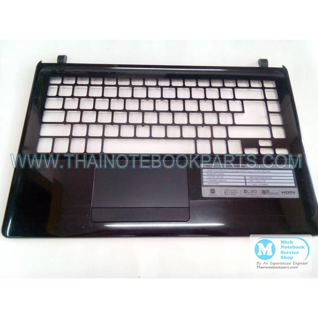 บอดี้ส่วนบน Acer Aspire E1-410-I35204G50MnKK Top Body Mainboard Palm Rest สีดำ (มือสอง)