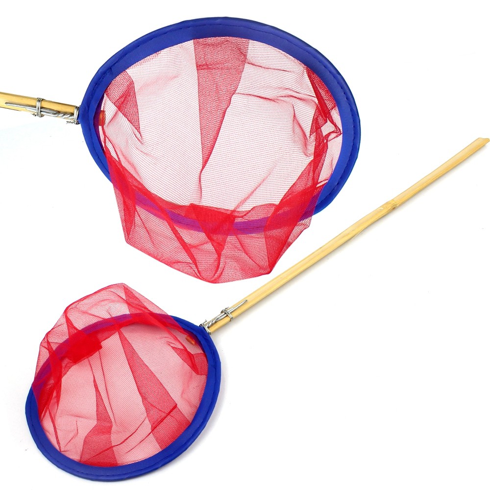 สวิงตักปลา กระชอนตักปลา ขนาด 6 นิ้ว ทรงกลม กระชอนตักปลาตัวเล็ก (สินค้าคละสี) รุ่น Fishing-net-6-inches-00g-T4