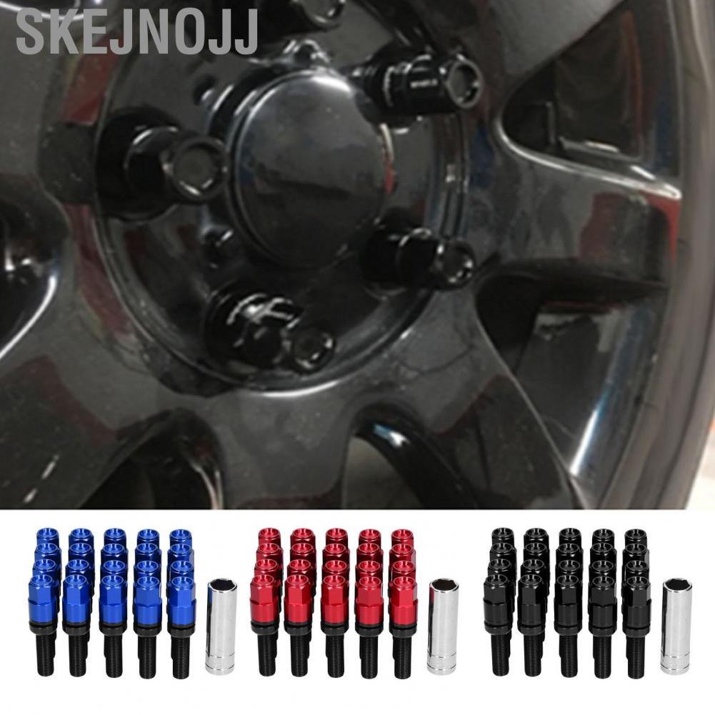 Skejnojj 21 ชิ้น 42 มิลลิเมตร Extended Lug Bolt ชุดแขน M14x1.5 Ball Seat Universal Auto Modification - รูปที่ 7