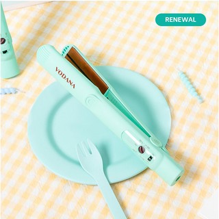 ( พรี ) Vodana Soft bar flat iron สี Mint Choco