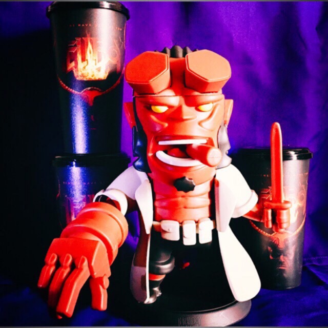 Hellboy Save Box Movie Set & Glass*3