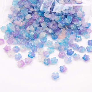 ชุดจี้ลูกปัดกลีบดอกไม้ 1 มม. สําหรับทําเครื่องประดับ สร้อยคอ…