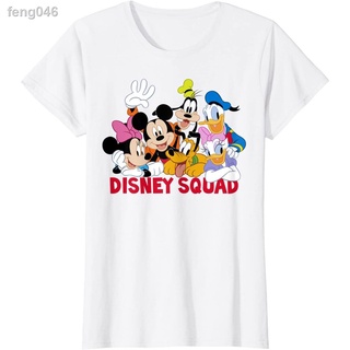 ✚❇CX Disney Mickey And Friends เสื้อยืด Squad เสื้อยืดขนาดใหญ่สำหรับผู้ชายผู้หญิงเสื้อ vintage เสื้อผ้า tie dye adidas t