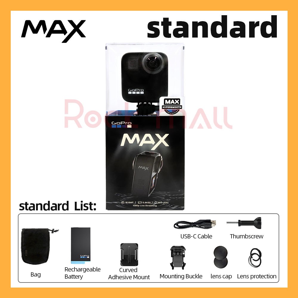 กล องโกโปร Gopro Max 360 Action Camera Shopee Thailand