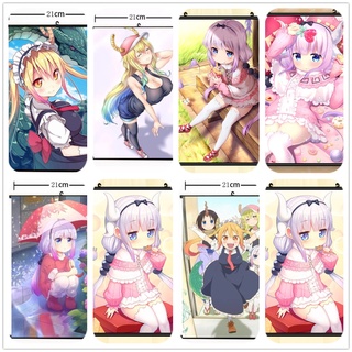 โปสเตอร์คอสเพลย์ Miss Kobayashis Dragon Maid Kamui Kanna สําหรับตกแต่งผนังบ้าน