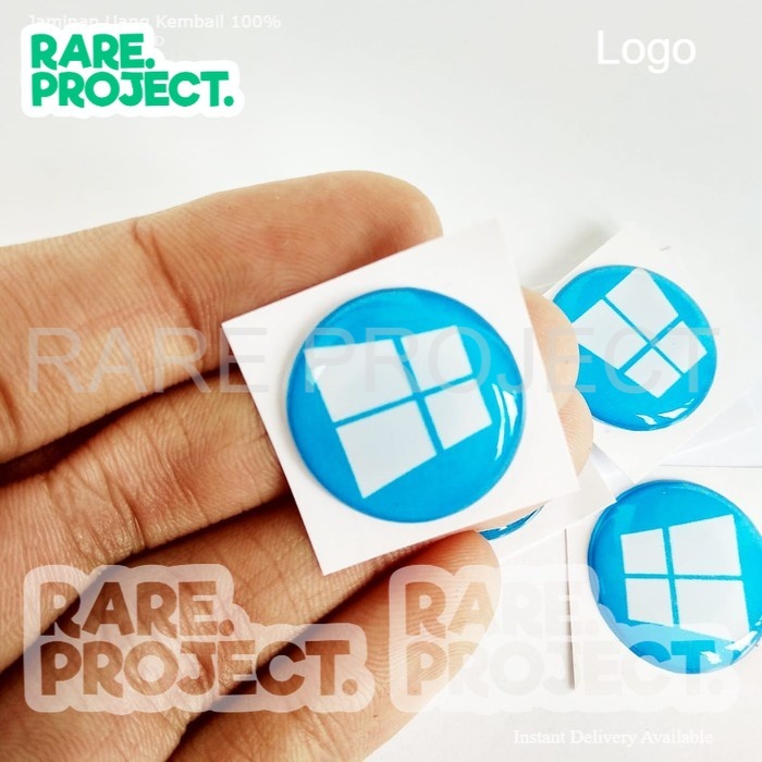 FLEXIBLE RAISED RESIN แล็ปท็อปโลโก้/PC/ACCESSORIES WINDOWS 10