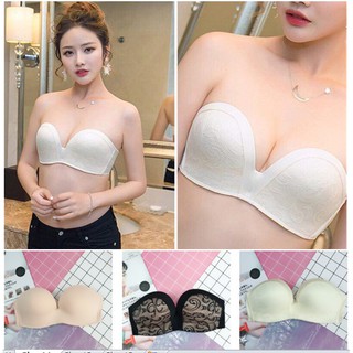 JiMei Bra Locking Bra เสื้อในเกาะอก เสื้อในไร้สาย บราเกาะอก ขนาดหน้ออก 30-38