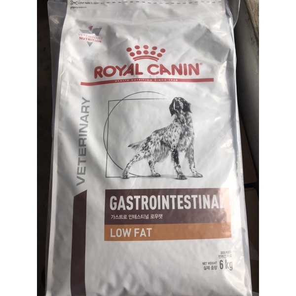Royal Canin Gastro Intestinal Low Fat 6 Kg อาหารสุนัข โรคตับอ่อนอักเสบ ไขมันในเลือดสูง ตับอ่อนอักเสบ Dog Dry Food