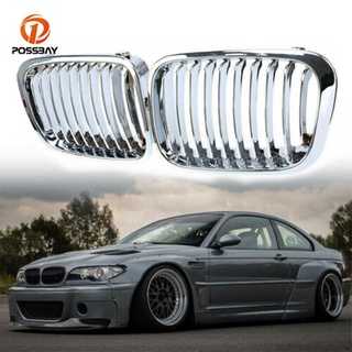 ขายดี กระจังหน้ารถยนต์ สําหรับ BMW 3-Series E46 Compact 320td 325i 2001-2004 2 ชิ้น