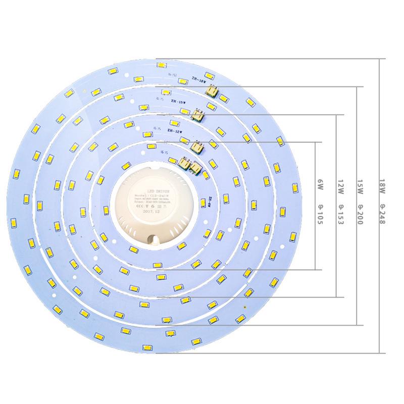 แผงไฟเพดาน LED ทรงกลม