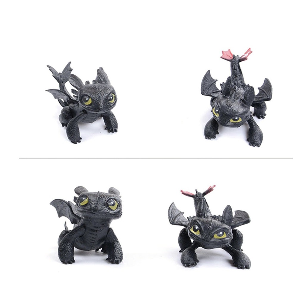 โมเดลมังกรเพลิงนิล Dragon Night Fury รูปที่ 3