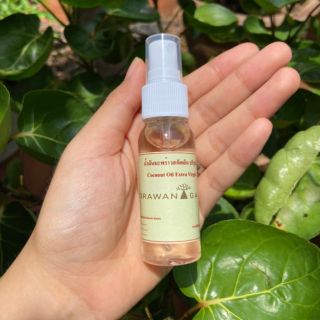 Coconut oil extra virgin 100% size 30 ml. พร้อมส่ง!!! น้ำมันมะพร้าวสกัดเย็น บริสุทธิ์ 100% ใช้บำรุงผิวพรรณ