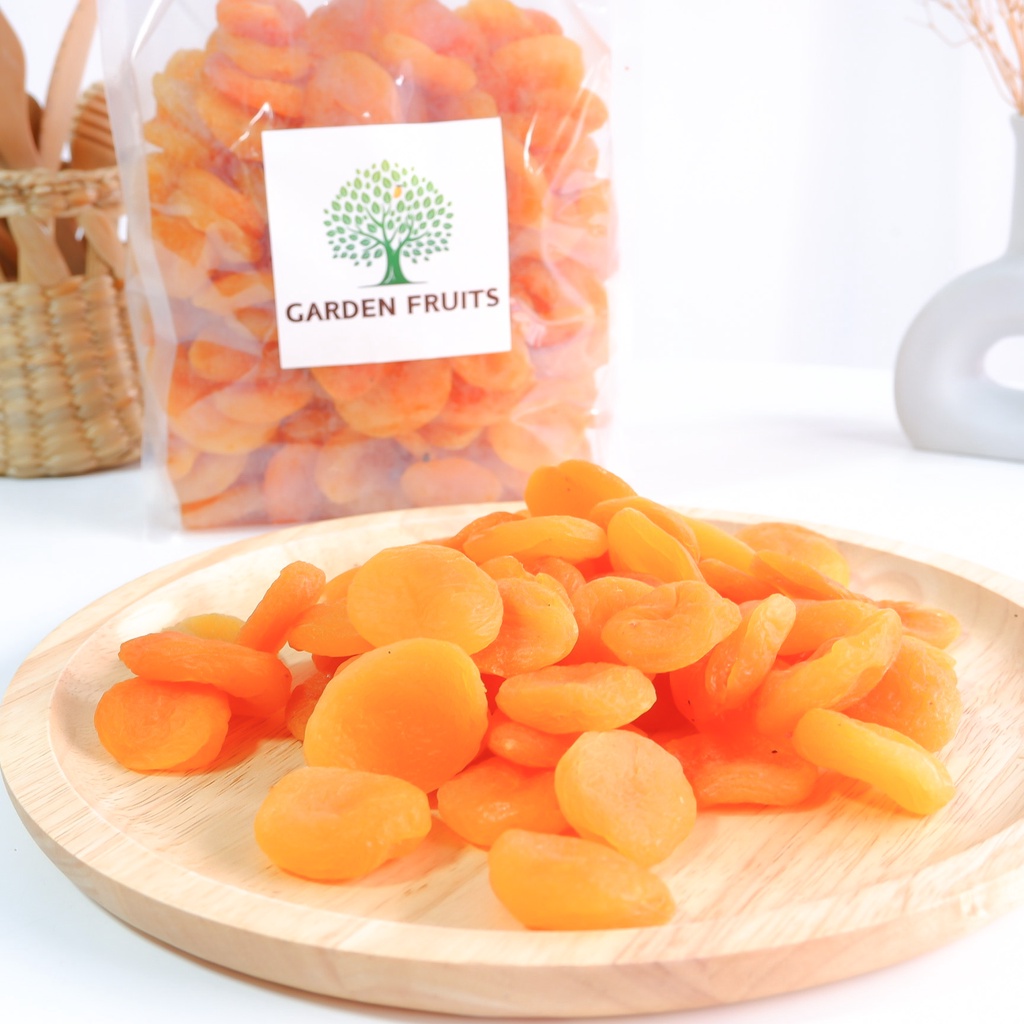 Dried Apricot แอปริคอทอบแห้ง ผลไม้อบแห้ง ผลไม้เพื่อสุขภาพ เกรด A By Garden Fruits
