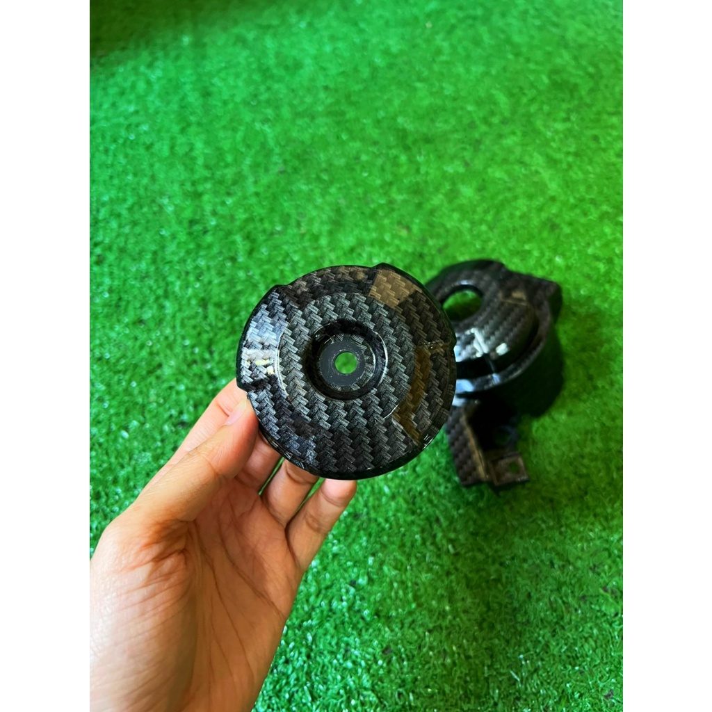 ฝาครอบกันลม ตัวกลาง กุญแจเปิดเบาะ Msx 125 เก่า ตาไฟเดียว คาร์บอน ดำ ลายสาน เฟรมแท้เบิกศูนย์