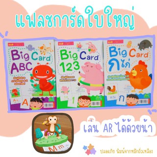 บิ๊กการ์ด Big card  - แฟลชการ์ด Flashcard บัตรคำ แฟลชการ์ดสำหรับเด็ก🧡abc🧡กขค🧡123  เสริมพัฒนาการลูก คล้ายของชิจิดะ