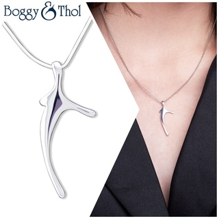 Boggy &amp; Thol Pendant Essence-Elle จี้สร้อยคอ พร้อมสร้อย เงินแท้ ดีไซน์เรียบหรู 925 Sterling Silver