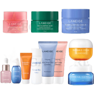 ลดเพิ่ม 40.- โค้ดในรายละเอียดฉลากไทยLaneige Tester Travel size [Lip Mask/Water Ex/Cica/Hydro] เทสเตอร์ ลาเนจ ขนาดพกพา