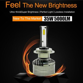 ไฟหน้า LED HEADLIGHT F6 35watt 5000lumen Slim design H4/HB4/H11/H7