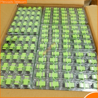 100Pcs SC Fiber Optic Connector Adapter OM3 SC / UPC SM Flange Singlemode Simplex SC-SC APC Coupler Wholesale