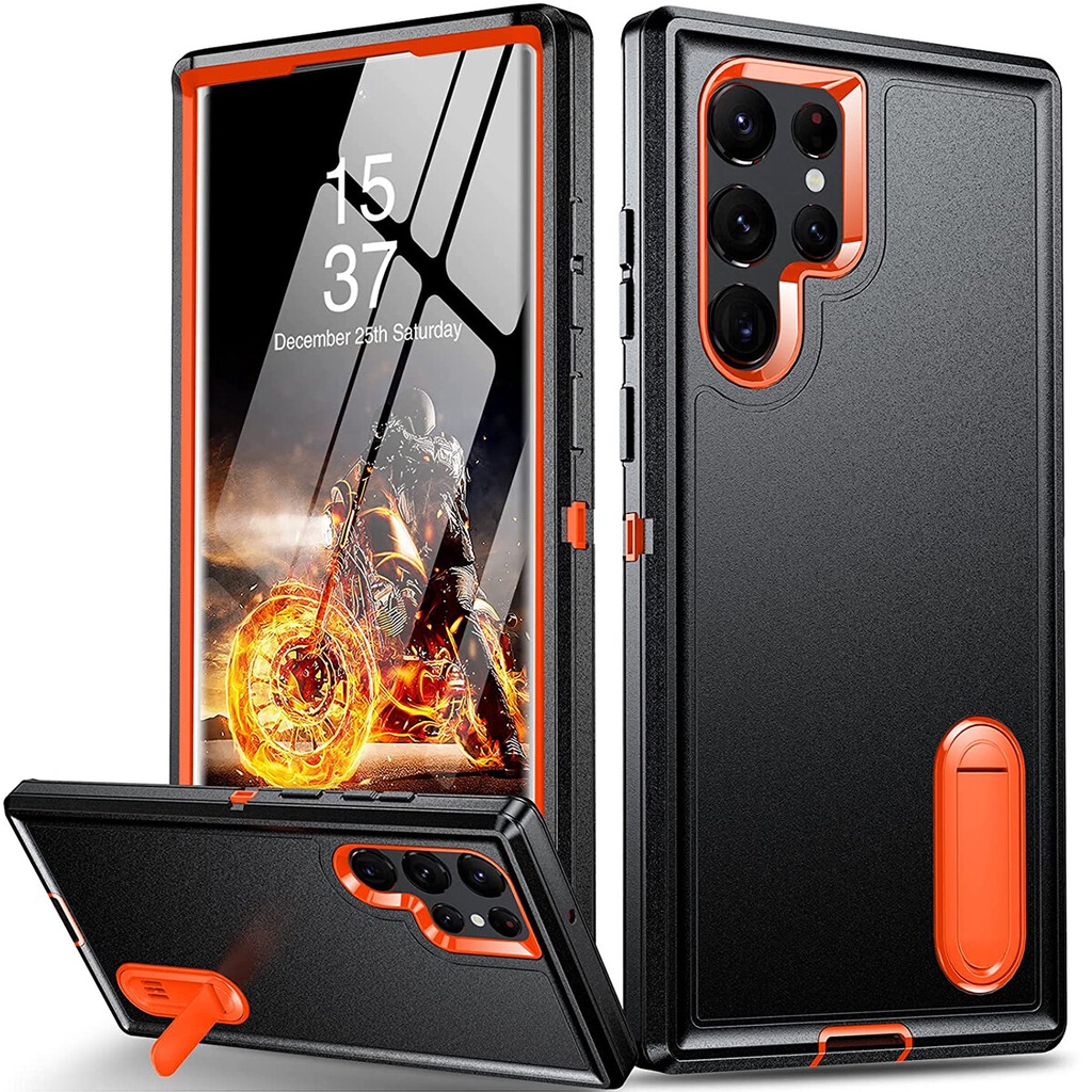 Heavy Duty 3 in 1 Full Body กันกระแทก สําหรับ Samsung Galaxy S26/S25/S24/S23/S22 Plus/Ultra/FE