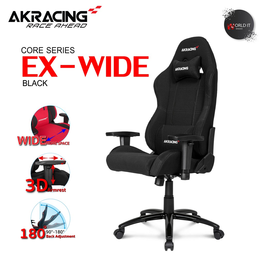 Akracing ร น Akracing Core Series Ex Wide Gaming Chairs Black