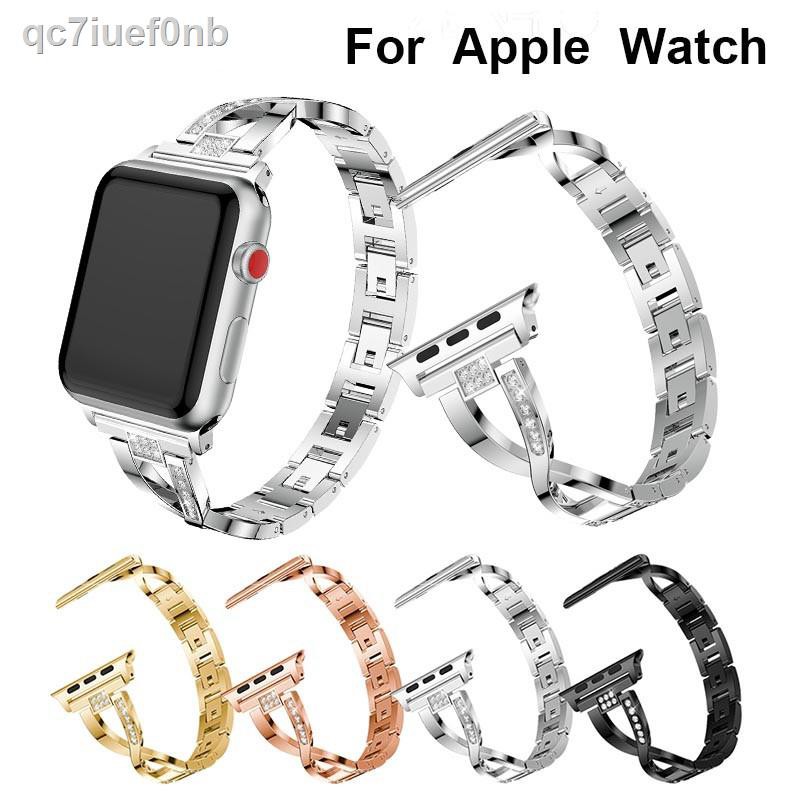 100 % ต้นฉบับรุ่นล่าสุดของปี 2021 รับประกัน ✚☏☾สายนาฬิกาข้อมือสแตนเลสสําหรับ apple watch series 5 4 3 2 1 band iwatch 40