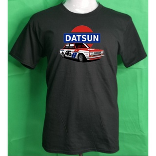 [100% Cotton] Bre DATSUN 46 เสื้อยืดลําลอง ผ้าฝ้าย 100% แขนสั้น พิมพ์ลาย lelaki สีดํา พลัสไซซ์ XS-3XL สําหรับผู้ชาย ของข