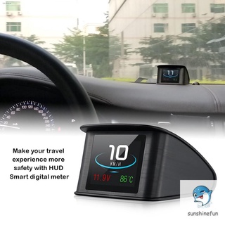 เครื่องสแกนเนอร์รถยนต์ P10 HUD Head Up Display OBD 2