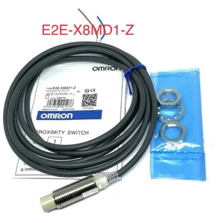 E2E-X8MD1-Z  Proximity Sender Omron 12-24vdc เกลียวM12 เซ็นเซอร์จับโลหะ พร้อมส่ง