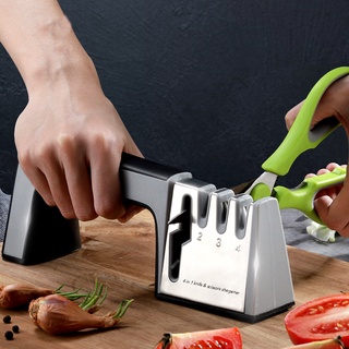 เครื่องลับมีดเอนกประสงค์ ที่ลับมีด Knife Sharpener พร้อมที่ลับคมกรรไกร