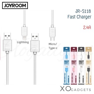 Joyroom JR-S118 Fast Charge 2.4 A สายชาร์จ USB (รับประกัน1ปี)