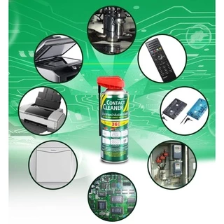 น้ำยาล้างหน้าสัมผัสทางไฟฟ้า ล้างแผงวงจร ไม่น้ำไฟฟ้า มีหลอดฉีดในตัว Contact Cleaner 450ml Sumo
