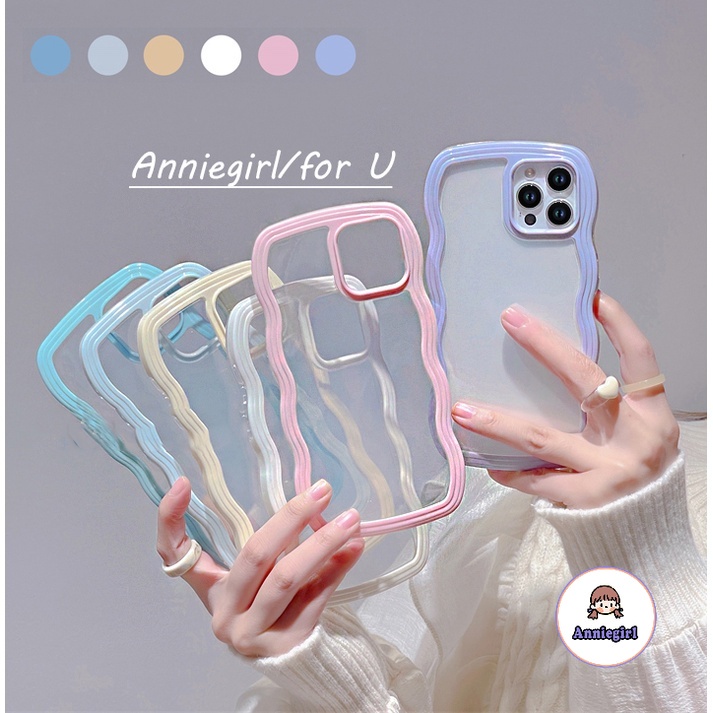 เคสโทรศัพท์มือถือแบบนิ่ม TPU ใส กันกระแทก ลายหยัก สีมาการอง เรียบง่าย ถอดออกได้ สําหรับ IPhone 11 15 14 Pro Max 12 13promax X XS XR 8 7 Plus