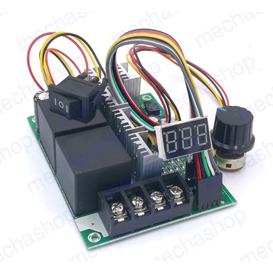 บอร์ดคววบคุมความเร็วดีซีมอเตอร์มีจอแสดงค่า PWM speed controller DC motor Digital display 0~100%