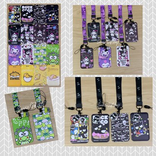 พร้อมส่ง ที่ใส่บัตรลายการ์ตูน พร้อม สายคล้องคอลายการ์ตูน ลาย Sanrio ลายชุดที่3