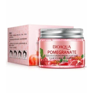 สลีปปิ้งมาส์ก สูตรทับทิม หน้าขาวกระจ่างใส ให้ความชุ่มชื้น POMEGRANATE MOISTURIZING SLEEP MASK 120 กรัม