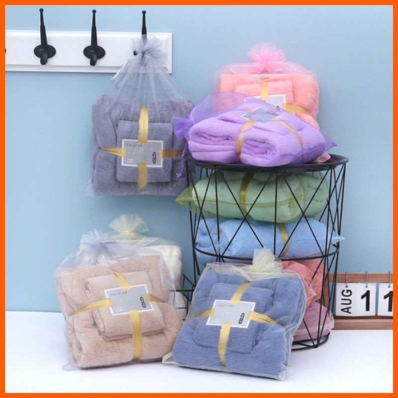 2 ใน 1!!TOWEL VIRAL MICROFIBER BODY & FACE TOWEL