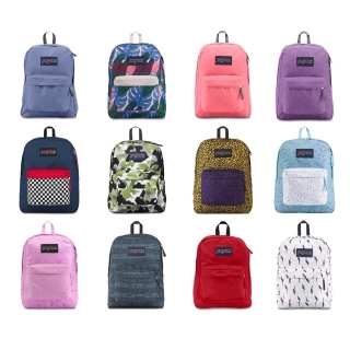 JanSport รุ่น SUPERBREAK - 50 สี MULTIPLE COLORS กระเป๋า เป้ สะพาย Backpack กระเป๋าJansport กระเป๋าเป้ กระเป๋านักเรียน