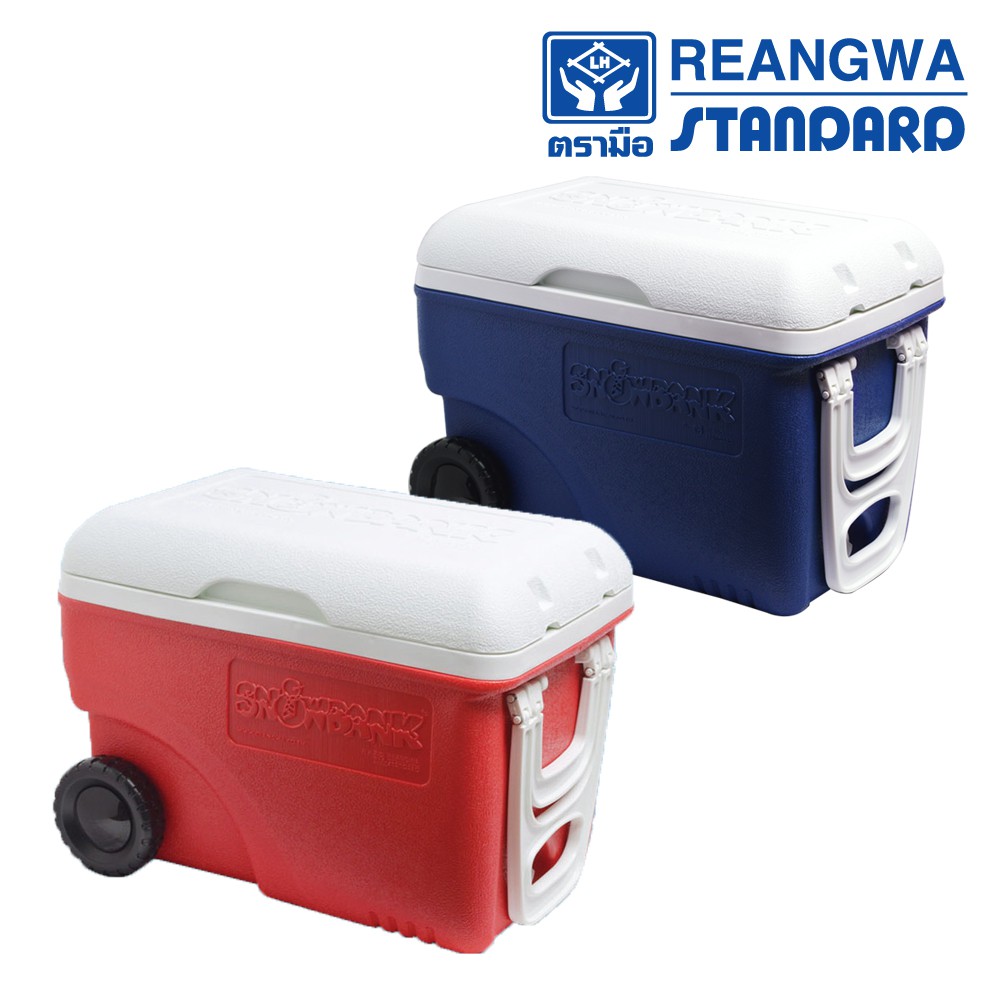 REANGWA STANDARD - SNOW BANK กระติกคูลเลอร์ มีล้อลาก 30 ลิตร กระติกน้ำแข็งเก็บความเย็น RW 0338