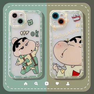 เคสใส แบบนิ่ม ลายการ์ตูนชินจัง สําหรับ Redmi 9T 9C 9 8 8A 10 10C 10A Redmi Note 8 9 10 11 pro 9S 10S 11S Xiaomi Poco X3 pro Poco X3 NFC MI 11t pro MI 11 lite