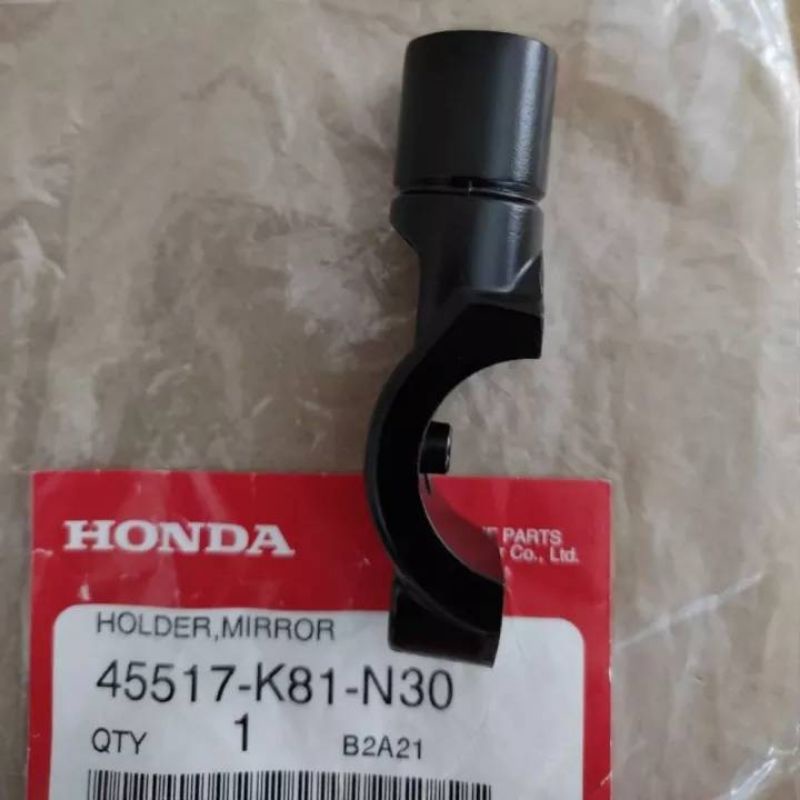 หูกระจก ซ้าย สีดำ CLICK-125I,SCOOPY-I 2017 45517-K81-N30 แท้ศุนย์
