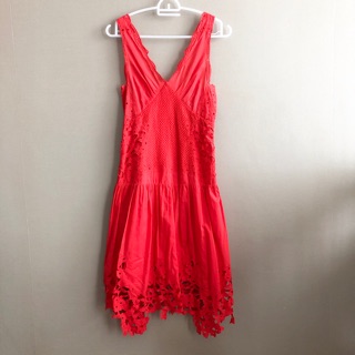 Unused dress Jaspal สีส้มแสด