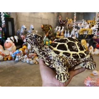 เต่าเรซินใหญ่🐢ตุ๊กตาแต่งสวน ตุ๊กตาแต่งบ้าน ทำจากเรซิน ขนาดกว้าง 16 cm ยาว 21cm