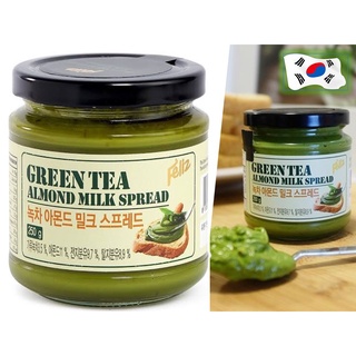 แยมชาเขียวผสมอัลมอนด์ สเปรดชาเขียว เนยทาขนมปัง กรีนที green tea almond spread Feliz เฟลิซ