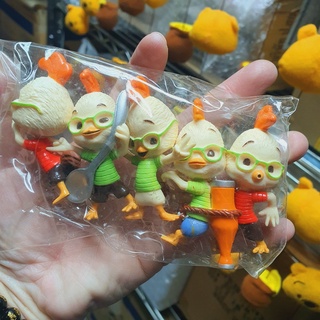 6 cm Chicken Little Action Figure Set of 5 No Box โมเดล ชิกเก้น ลิตเติ้ล