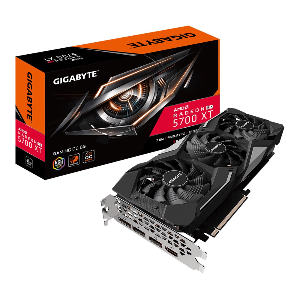 RX5700XT 8GB OC GIGABYTE GAMING X3 RGB การ์ดจอเล่นเกมส์