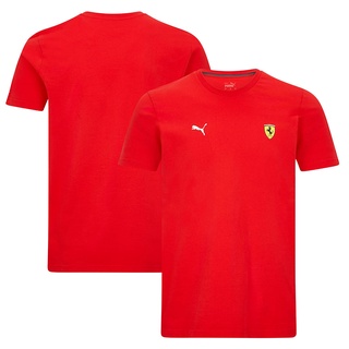 เสื้อยืดแขนสั้น พิมพ์ลาย Formula One Scuderia Ferrari 2022 Team Sebastian Vettel แฟชั่นฤดูร้อน สําหรับผู้ชาย และผู้หญิง F1